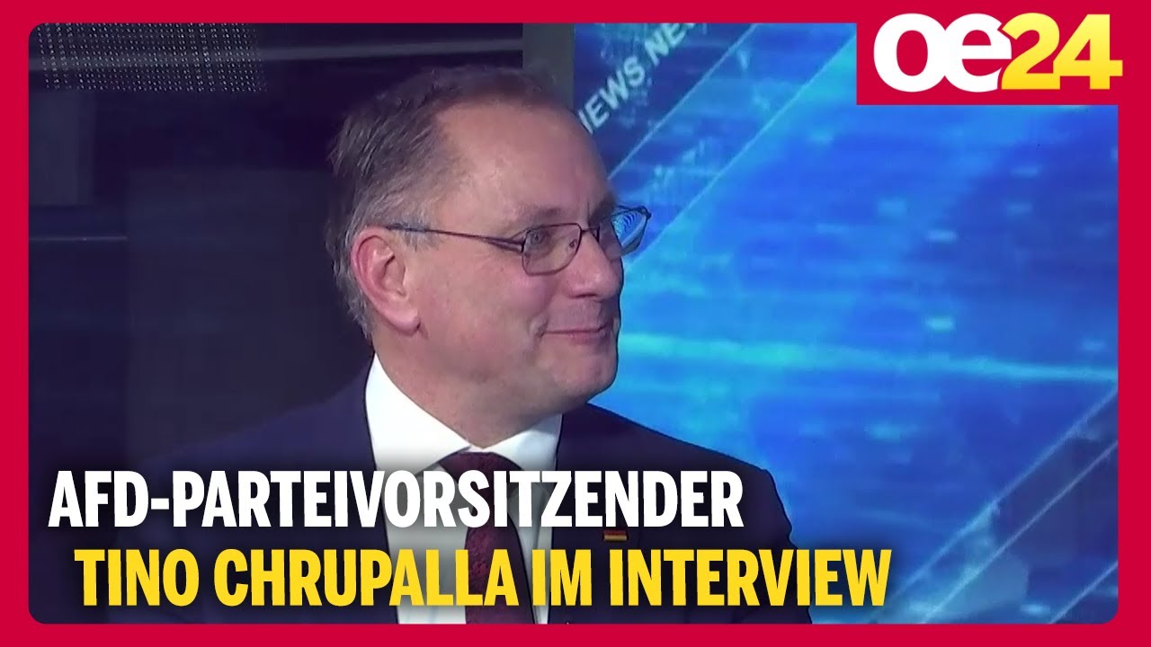 AfD-Parteivorsitzender Tino Chrupalla im Interview