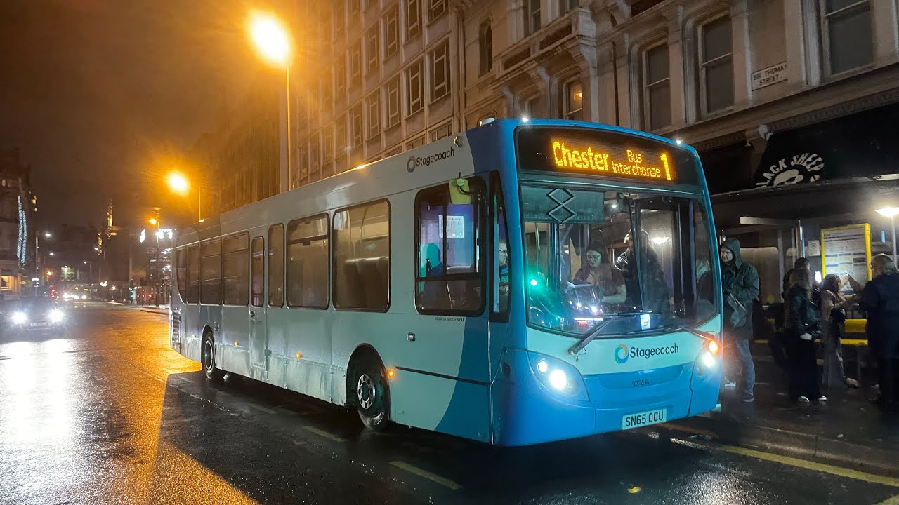 Stagecoach Chester Enviro 300 27256 SN65 OCU on the 1 between Liverpool and Birkenhead bus station