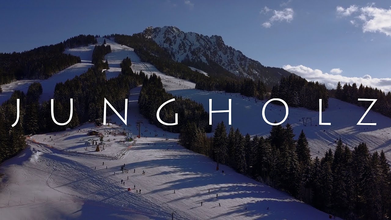 SKIPARADIES JUNGHOLZ IN 4K - Aerial View DJI Drohne Tannheimer Tal