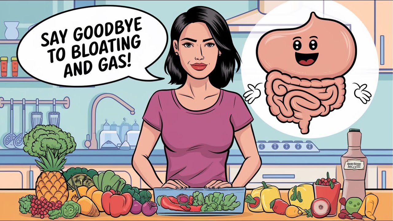 Say Goodbye to Bloating! 12 Powerful Foods That Reduce Gas Fast! 💨🥗✨