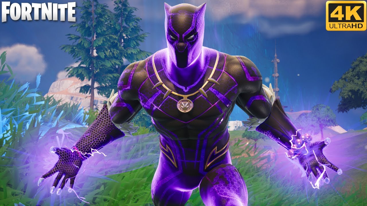 Black Panther Gameplay - Fortnite (4K 60FPS)