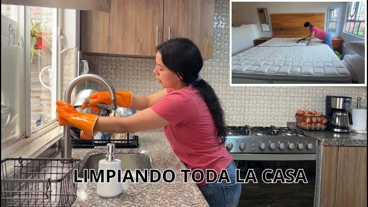 LIMPIEZA Y ORGANIZACIÓN DE TODA LA CASA + LIMPIEZA DEL COLCHON #cleaningmotivation #cleanwithme