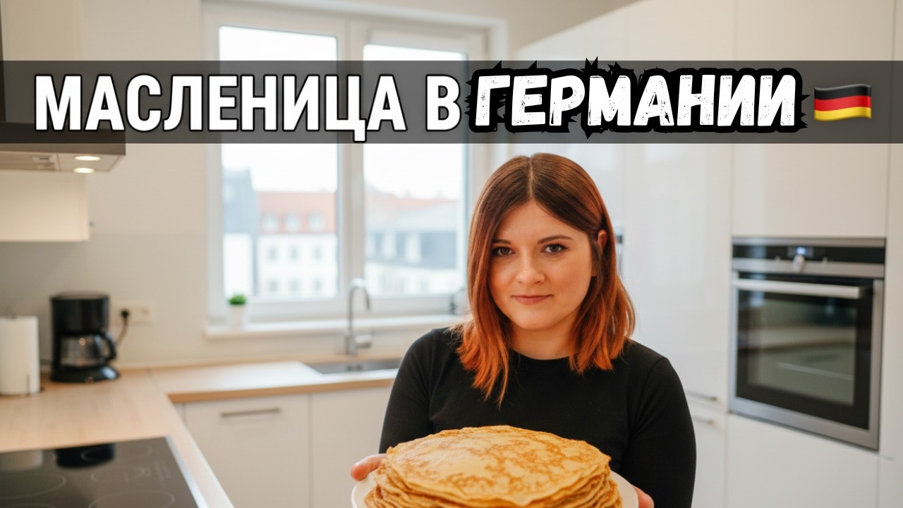 МАСЛЕНИЦА В ГЕРМАНИИ 🇩🇪 Пеку блины | Любимый рецепт