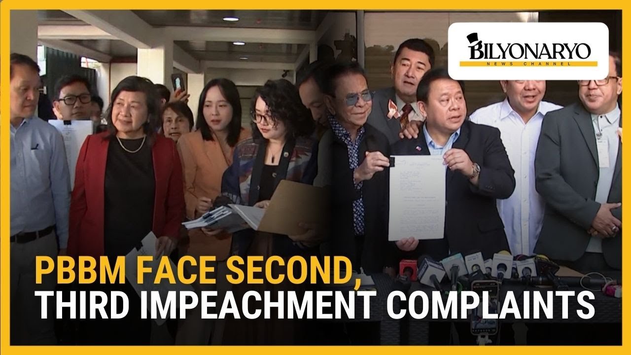 PBBM face second, third impeachment complaints | Business Brief