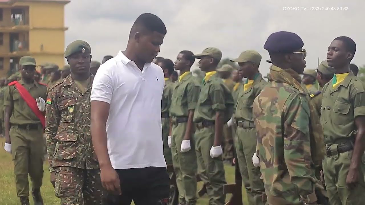 Train to battle | Otumfuo Osei Tutu II College School Cadet Handing over | Unexpected happenings 😎