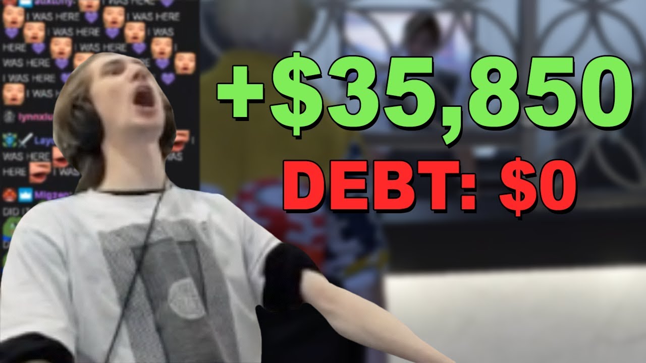 XQC FULLY CLEARS DEBT (WITH CHAT REACTION) | GTA 5 RP NoPixel