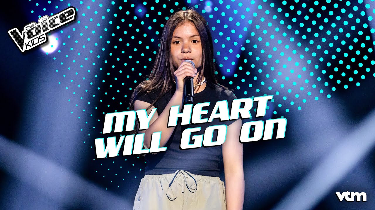 Eline - 'My Heart Will Go On' | Blind Auditions | The Voice Kids | VTM