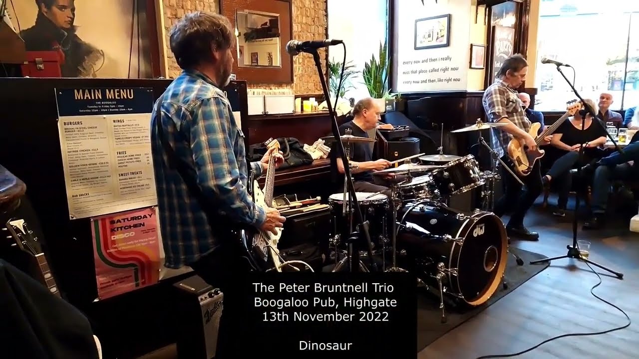 Peter Bruntnell Trio - Boogaloo at Highgate - Dinosaur and Lucan