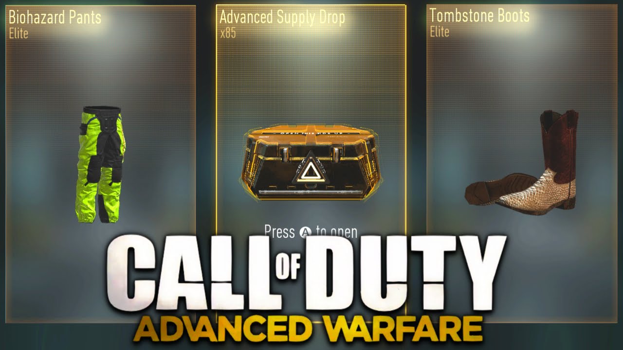 Advanced Warfare: 85 MORE Advanced Supply Drops! (New Gear!)