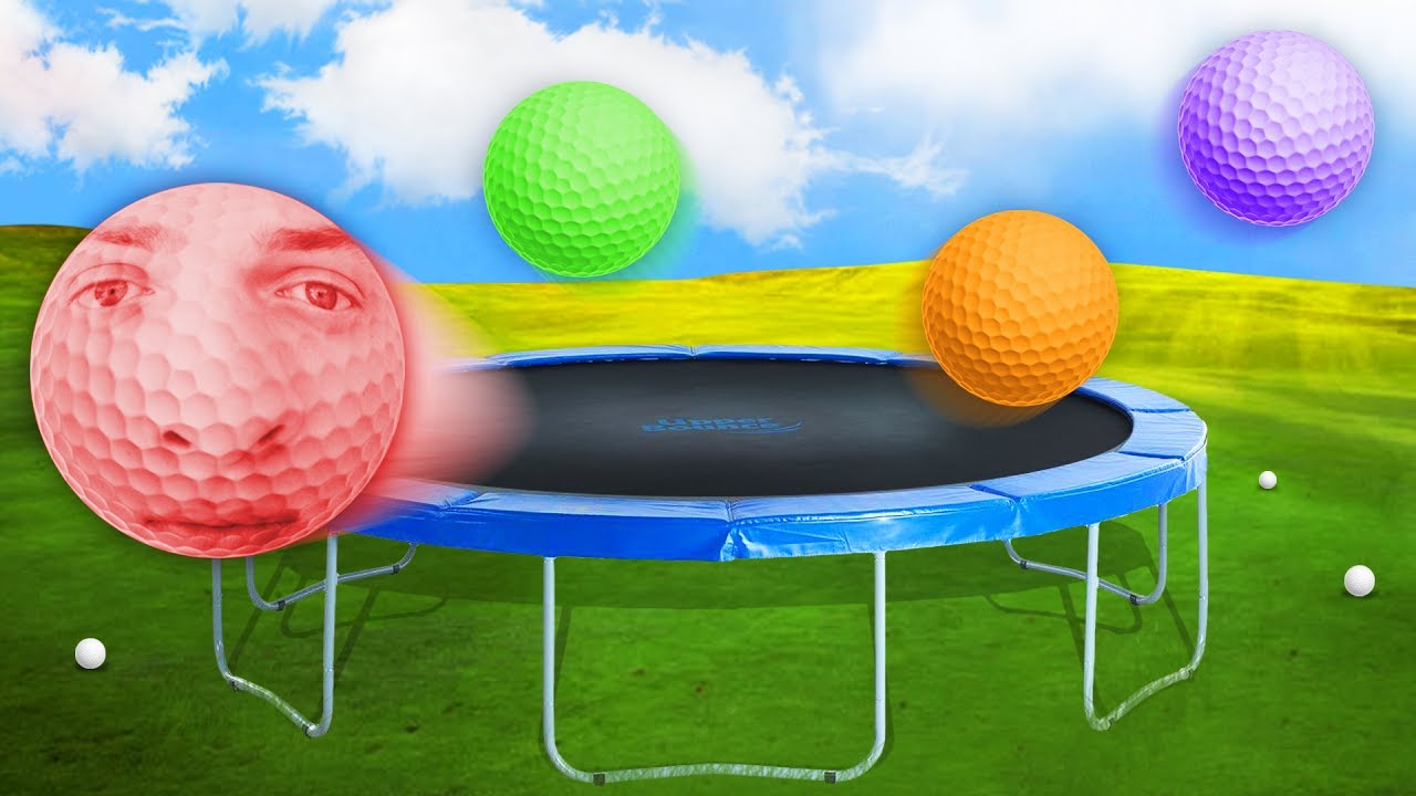 INSANE TRAMPOLINE GOLF PARK! (Golf With Your Friends)