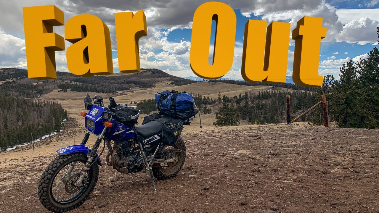 TW200 MotoCamping | Couldn't Go to Work so I Rode to the Middle of Nowhere