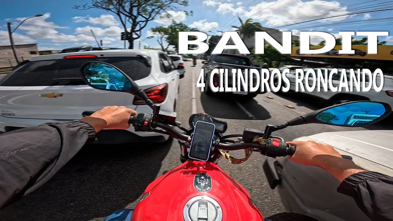 MEIO DA SEMANA DE BANDIT NO TRANSITO | PURE SOUND SUZUKI BANDIT | POV GOPRO HERO 12 4K