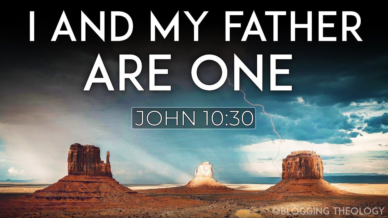 ‘I and the Father are one’ said Jesus. What did he mean?