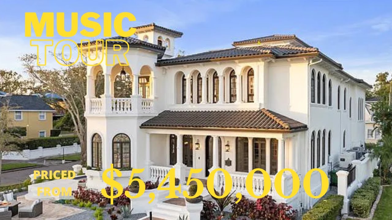 Touring a $5,450,000 Luxury Mansion on Bayshore Blvd, Tampa, Florida