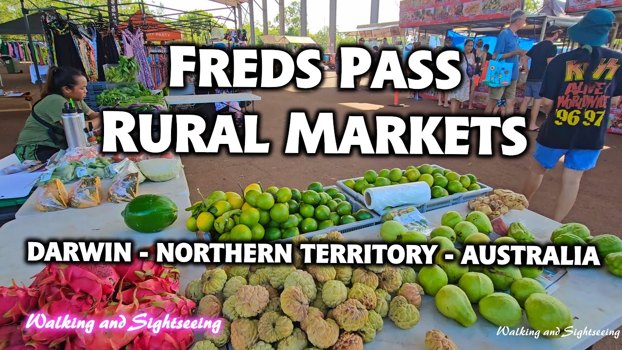 DARWIN NORTHERN TERRITORY AUSTRALIA 🇦🇺 FREDS PASS RURAL MARKETS TOUR SATURDAY MORNING 11 JAN 2025 🐥🐔