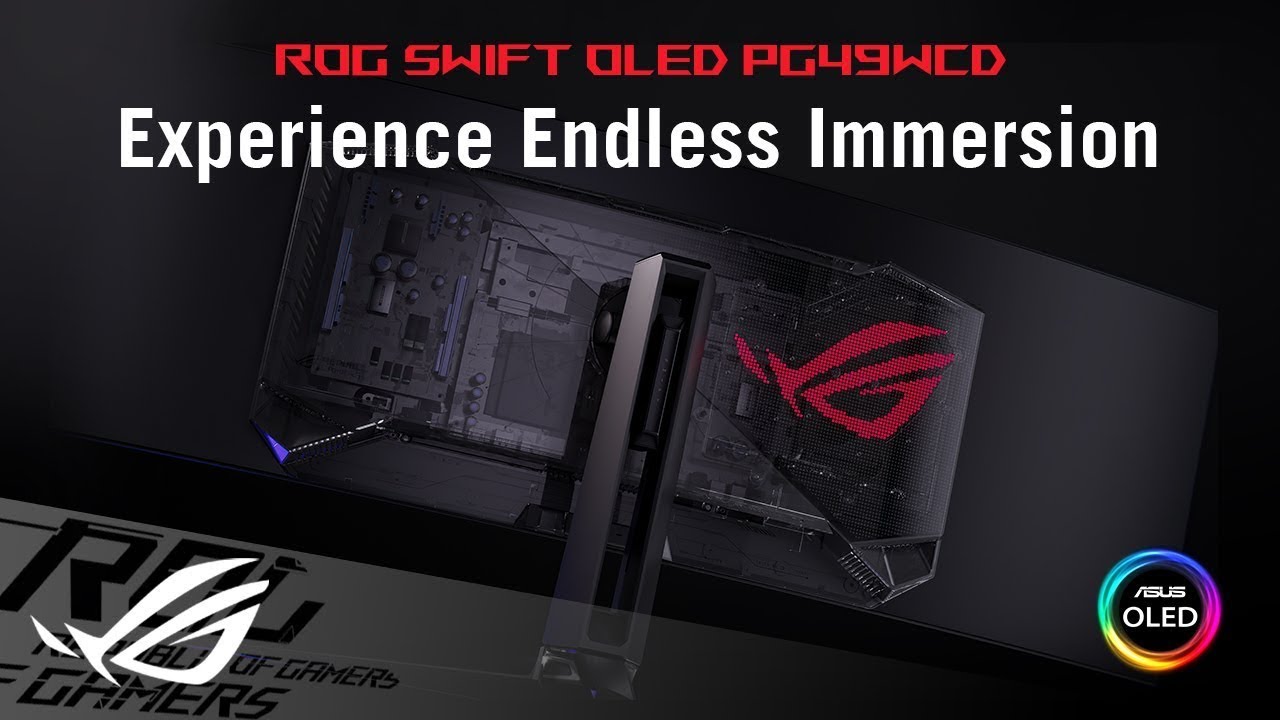 Experience Endless Immersion  ROG Swift OLED PG49WCD | ROG