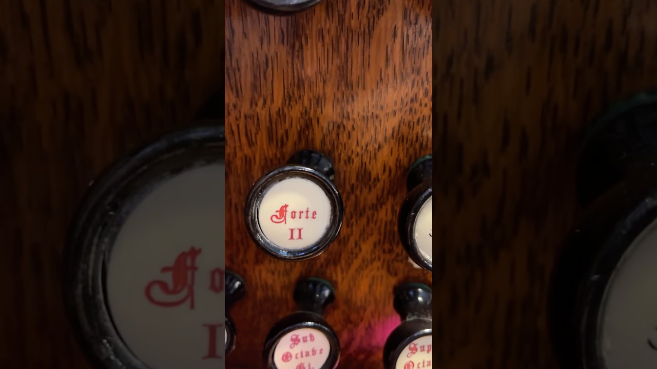 This is how Forte on the reed organ sounds 