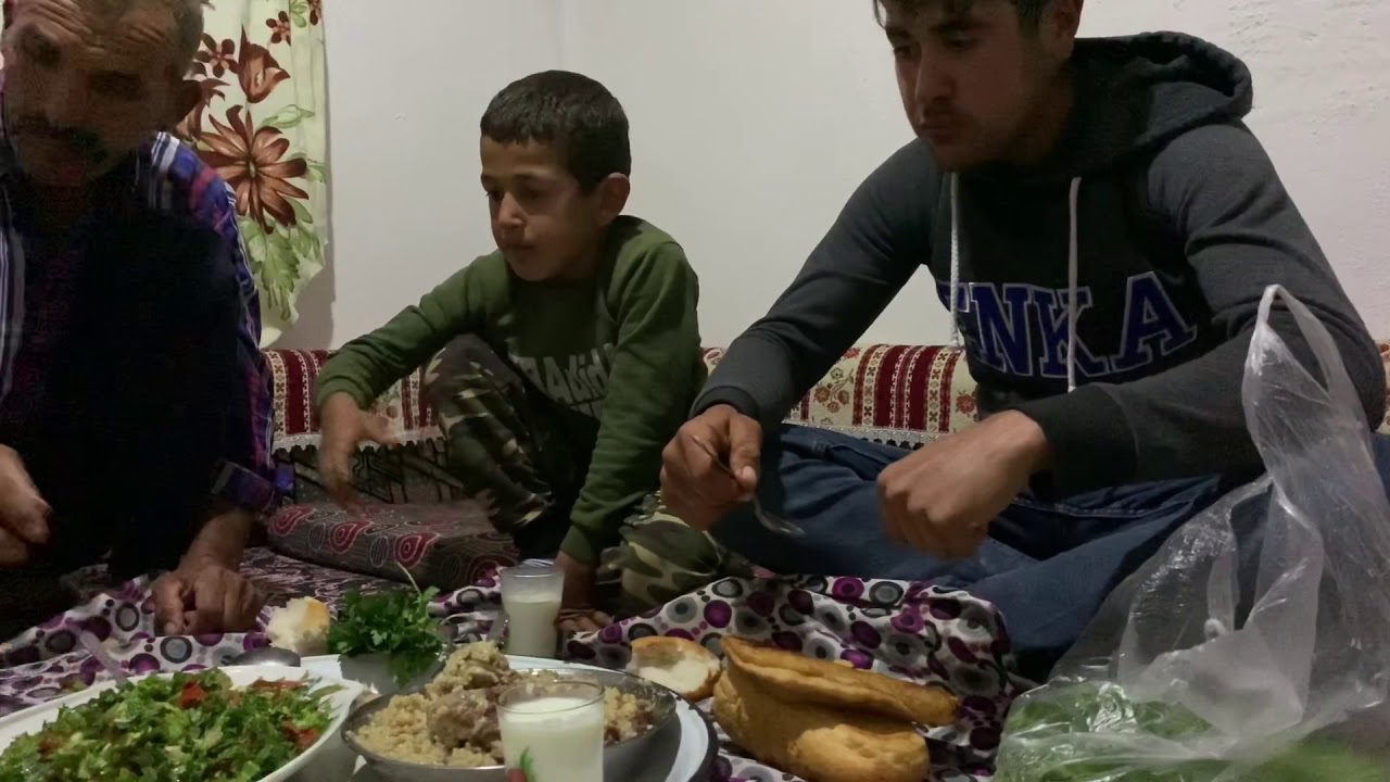 YAYLADA SOBA BASINDA SON İFTAR YEMEĞİ(YAYLAYA KAR YAĞMAYA BAŞLADI)