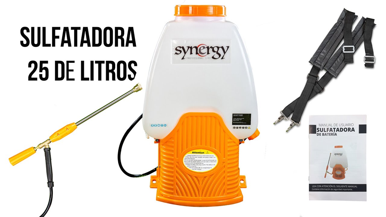 Mochila de Sulfatar de Bater&iacute;a Synergy 12 v, 25 l.