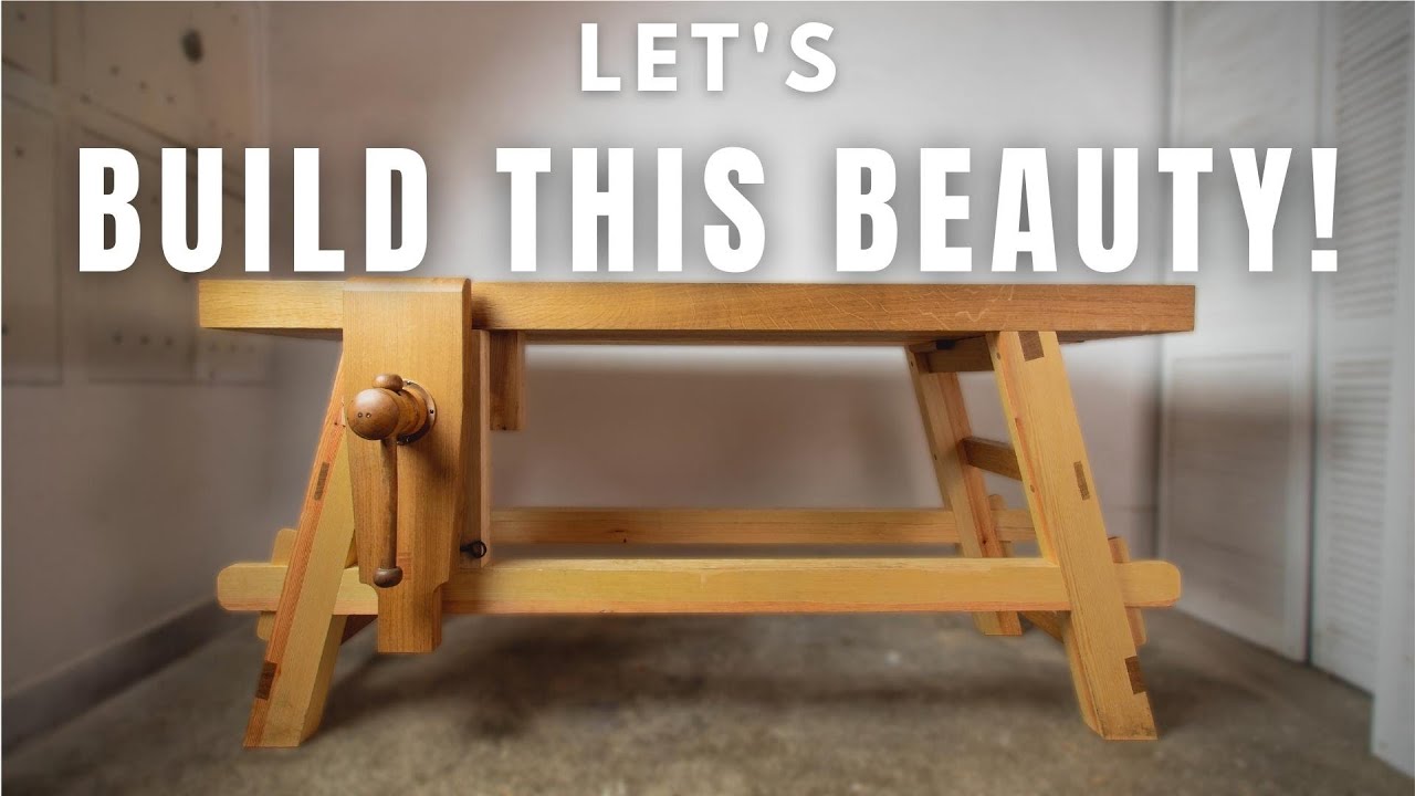 Watch me BUILD this beautiful WORKBENCH…[2 Month Timelapse]