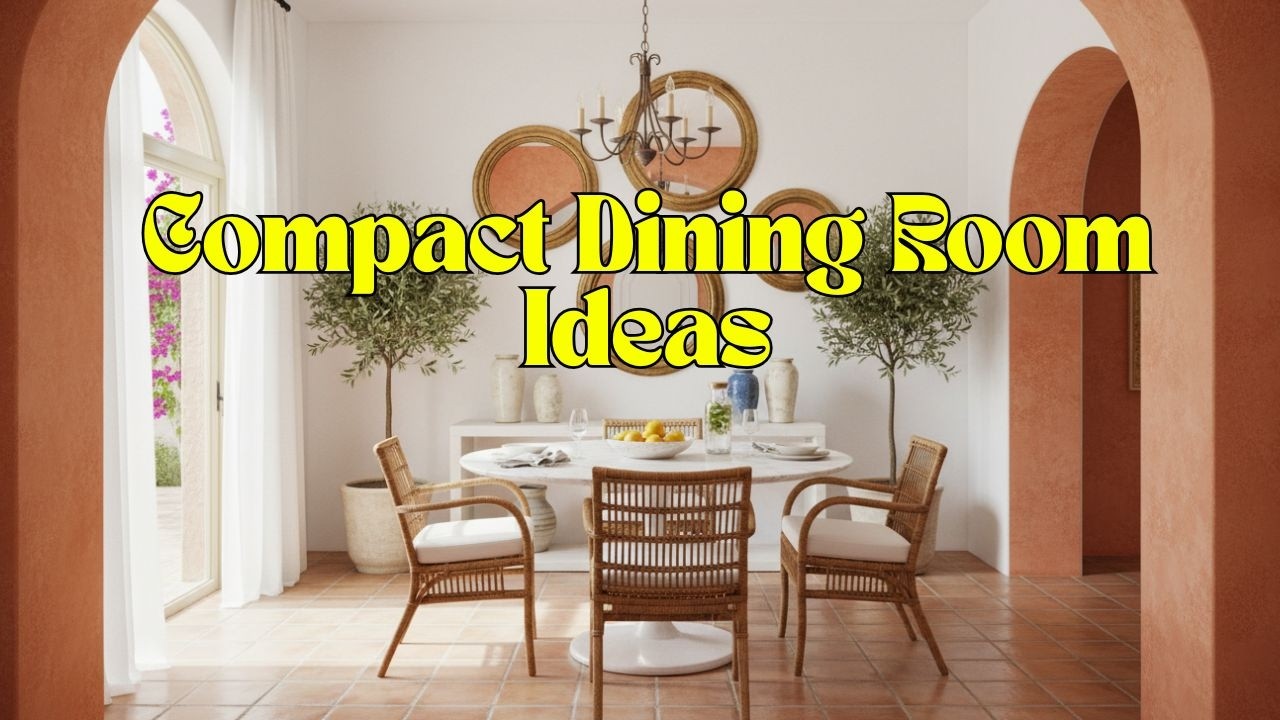 Идеи оформления очень маленькой столовой, которые визуально увеличат и сделают более функциональн...
