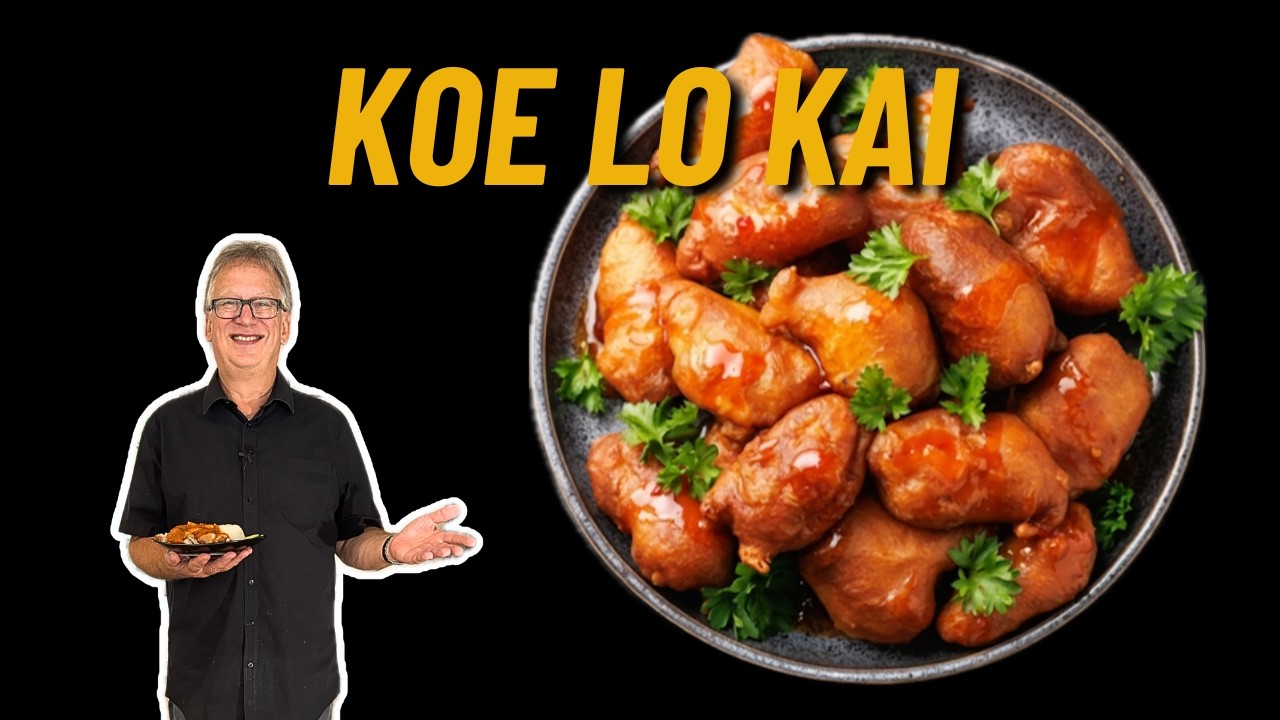 Hoe maak je Koe Lo Kai zoals van de afhaalchinees? (zoet kipgerecht/snack)