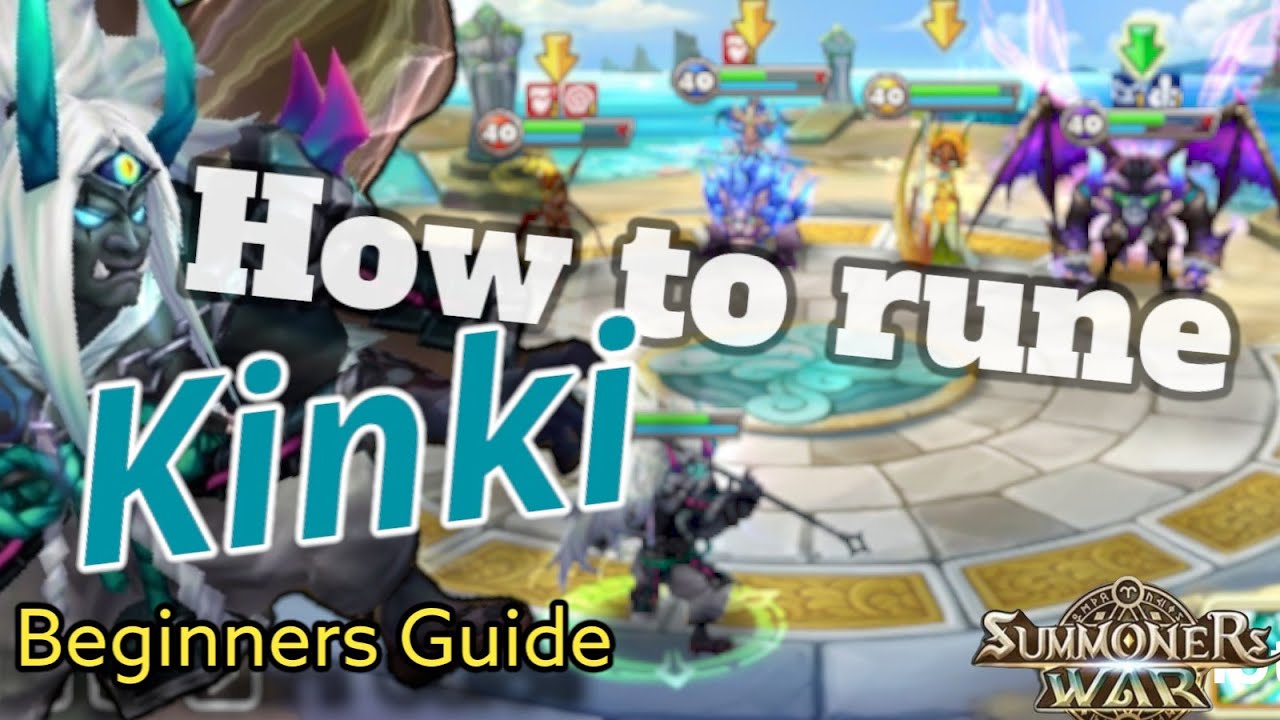 Summoners War | How to rune Kinki effectively, Best Beginners new rune guides.