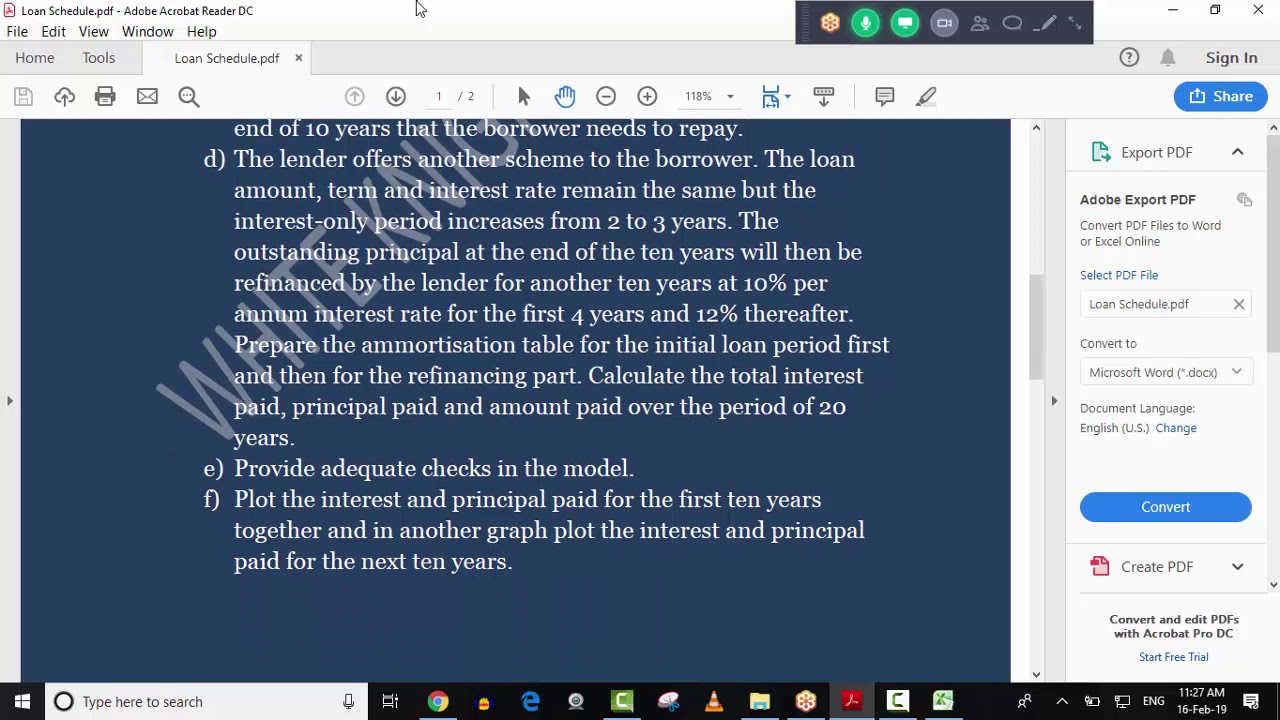 Loan Schedules (Sample Video) - Actuarial Science - CM1