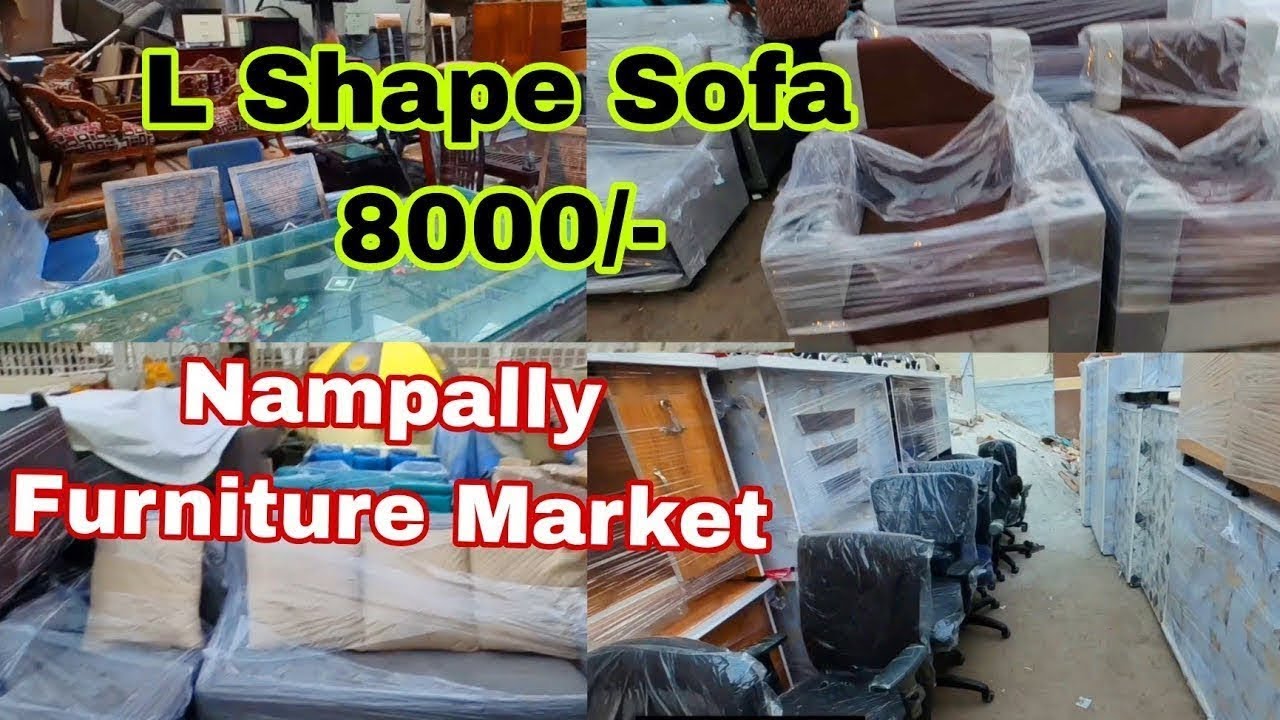 🔥 Nampally Furniture Market Hyderabad | Office Chairs, Sofa Sets & More | Sunday bazaar 😱
