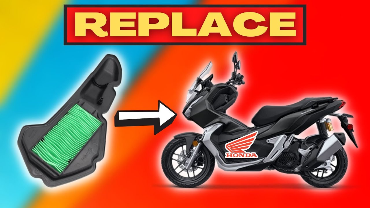Honda ADV 150 Air Filter Element (HOW TO)