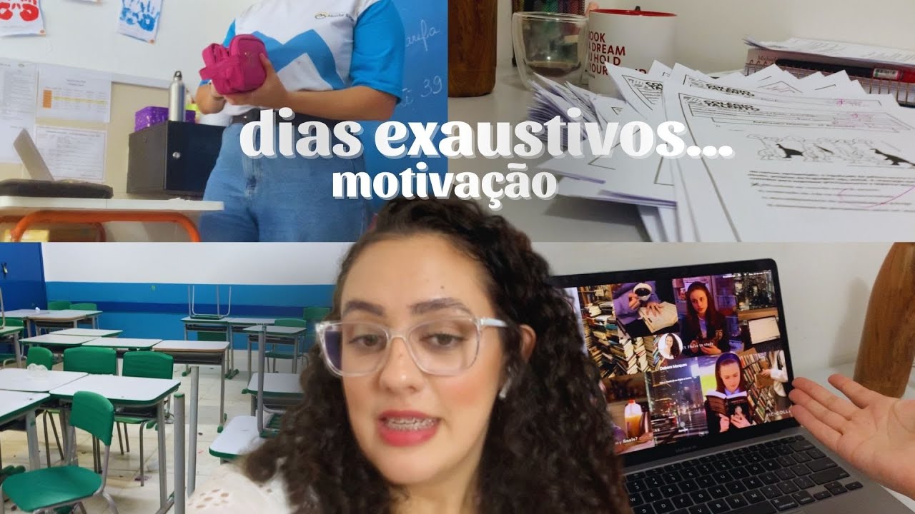 ROTINA DE UMA PROFESSORA #18 |Correção de provas |TRABALHAR EM 3 ESCOLAS |Motivação para professores