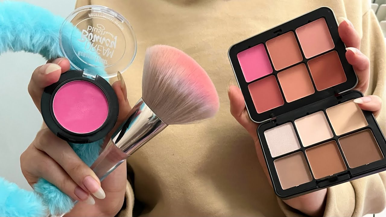 ASMR doing your hair and makeup (no talking)