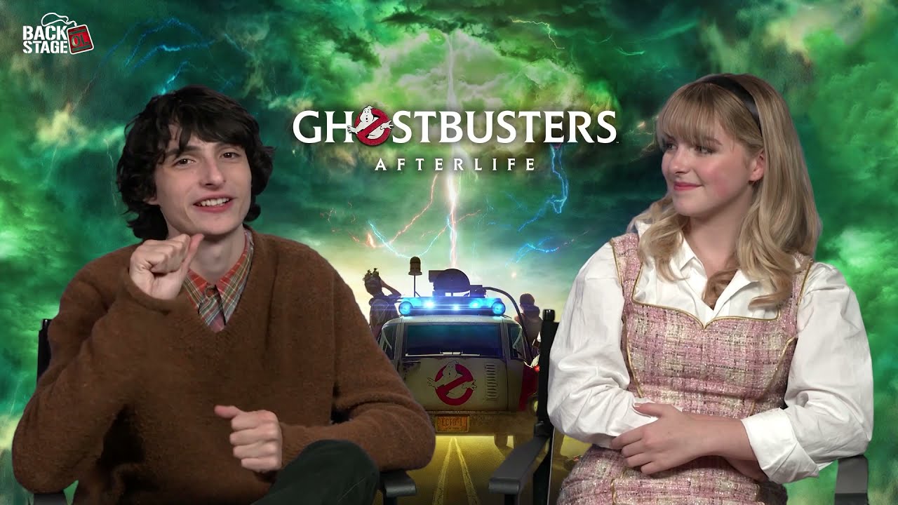 GHOSTBUSTERS AFTERLIFE: Backstage with Finn Wolfhard, Paul Rudd, Mckenna Grace & more!