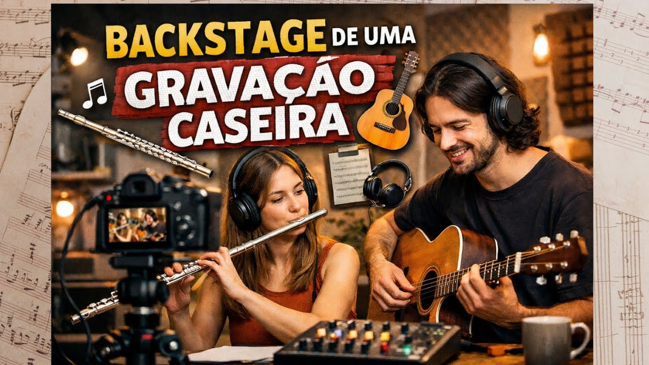 BACKSTAGE DE UMA GRAVAÇÃO CASEIRA