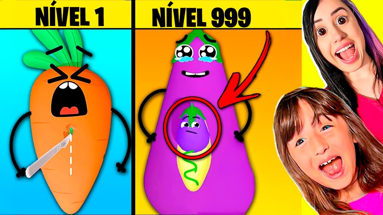 FIZEMOS CIRURGIA nas FRUTAS e ELAS ESTAVAM GRÁVIDAS e NÃO SABIAM! Fruit Clinic - Filha Também Joga