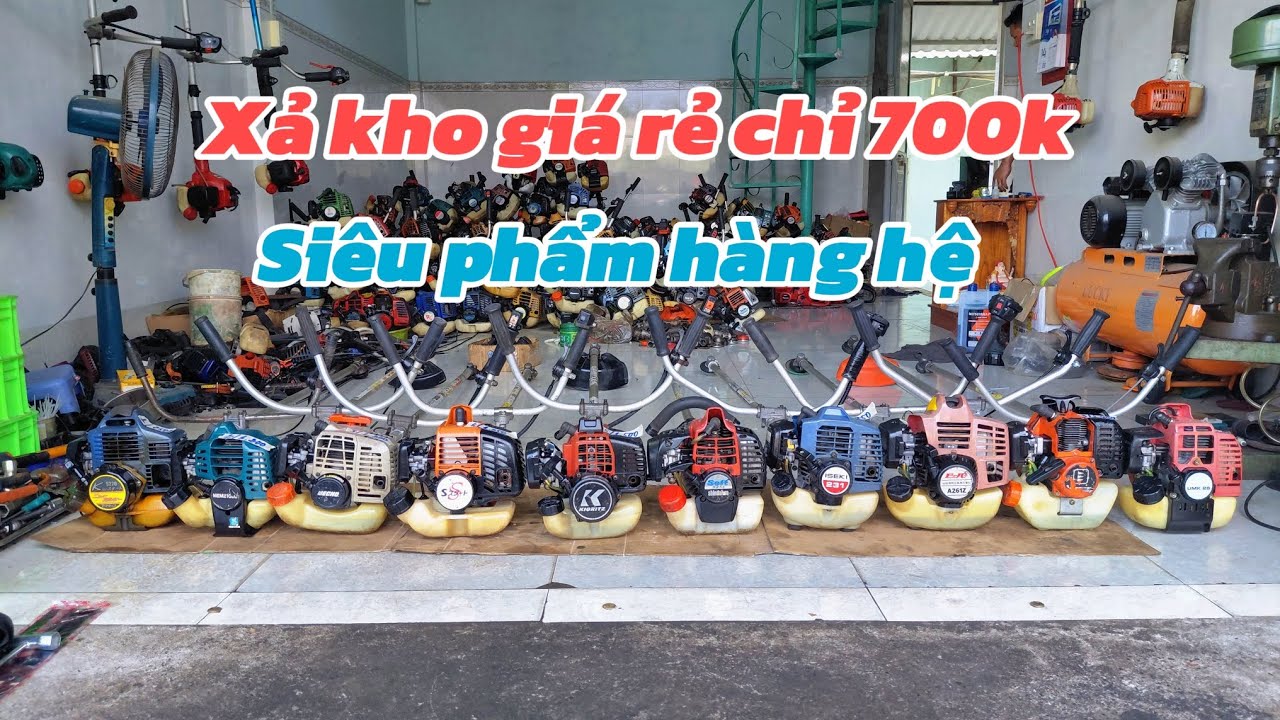 15/01 Xả kho máy cắt cỏ nhật bãi giá rẻ chỉ 700k bao ship toàn quốc . Liên hệ 0917141788