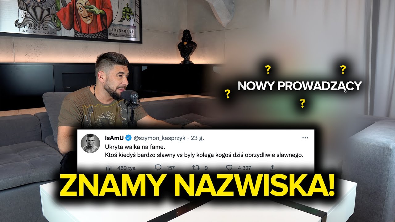 NOWY WSPÓŁPROWADZĄCY - konfa Fame, Boxdel,  Mandzio, Andrew Tate, ukryta walka, Magical