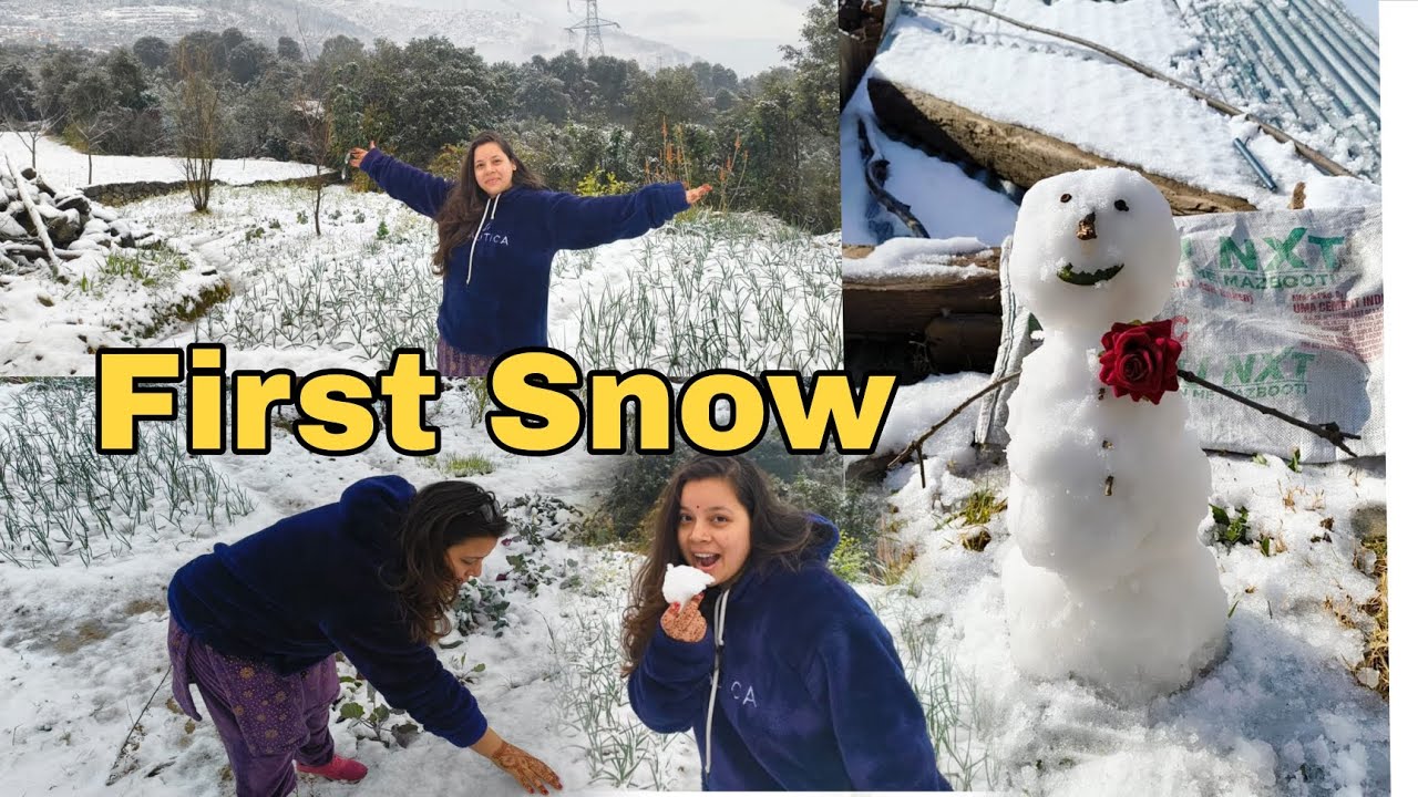 My first snow experience ❄️🌨️❄️|snow masti 🥰🥰|soni singh| 