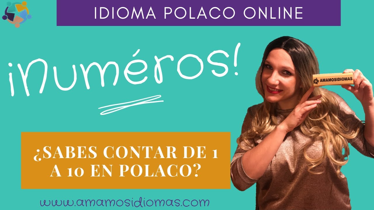 🇵🇱 Técnica para aprender a contar en polaco, del 1 al 10 muy facil
