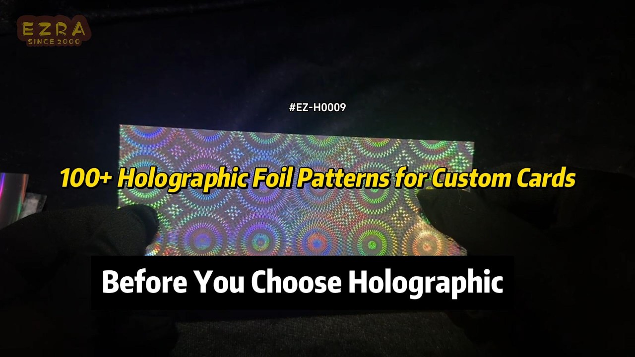 100+ Holographic Foil Patterns for Cards | 1-14 | Custom Trading Cards, Playing & Tarot Cards