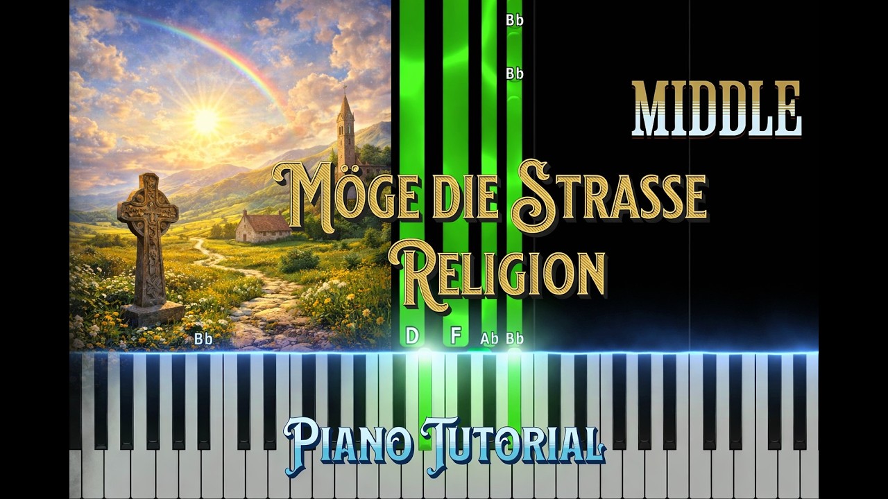 Möge die Starße Middle Piano Tutorial