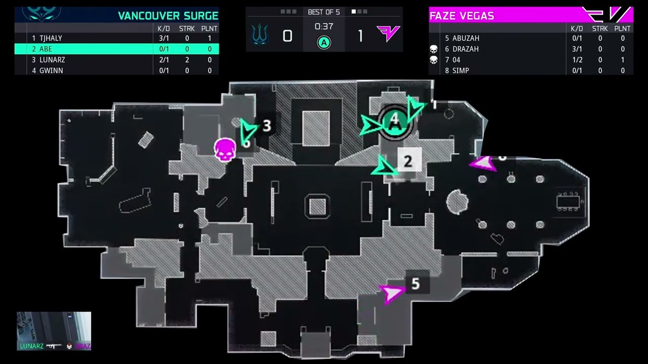 CDL Minimap VOD | FaZe Vegas vs Vancouver Surge Major 2 Qualifiers Full Series