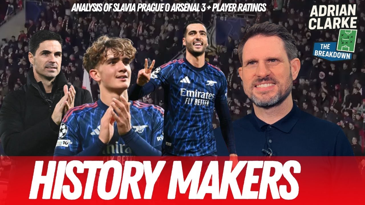 Analysis of Arsenal's 3-0 win against Slavia Prague | The Breakdown