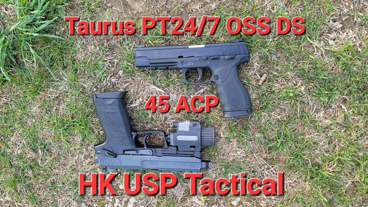 Taurus PT 24/7 OSS DS... the 2005 entry into a 2005 USSOCOM 45 ACP Handgun Contract.