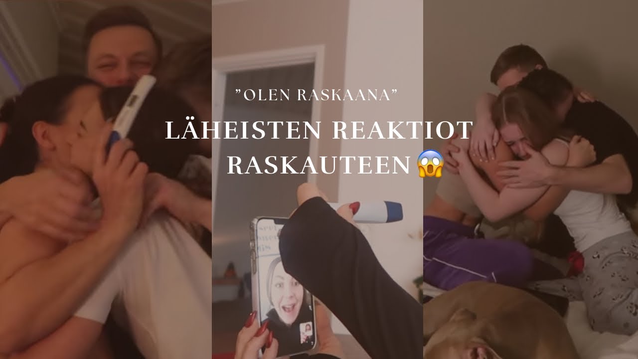 Läheisten reaktiot raskausuutisiin!😍