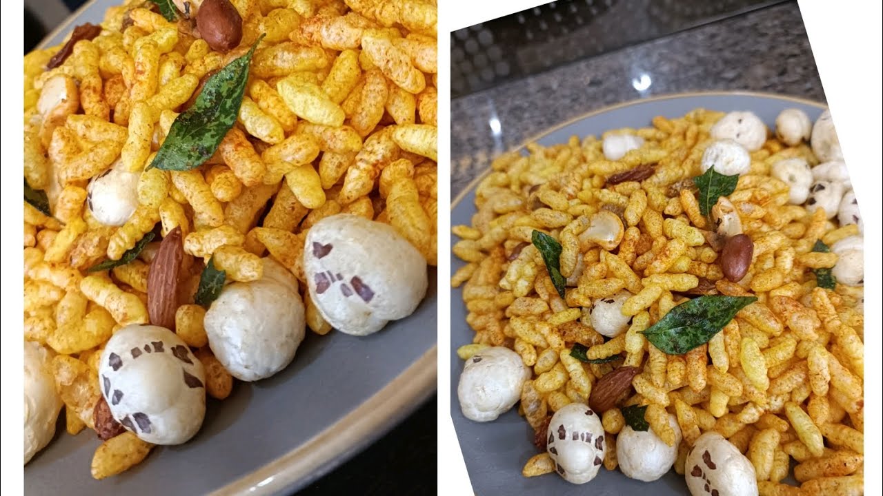 Diet Chivda|Healthy Snacks|Makhana Chivda|Muemura Chivda # chivdarecipe #diet #makhana #healthy 