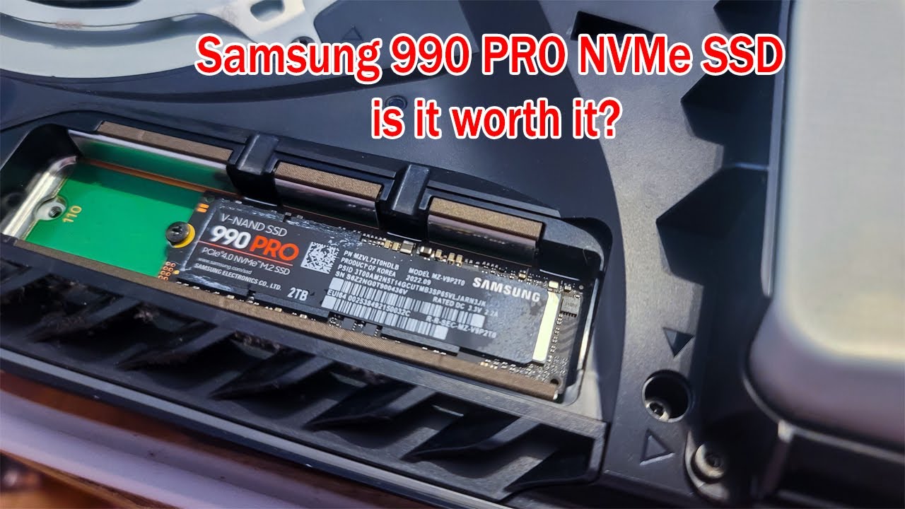 is samsung 990 pro faster than PS5 Storage? + transfer Test