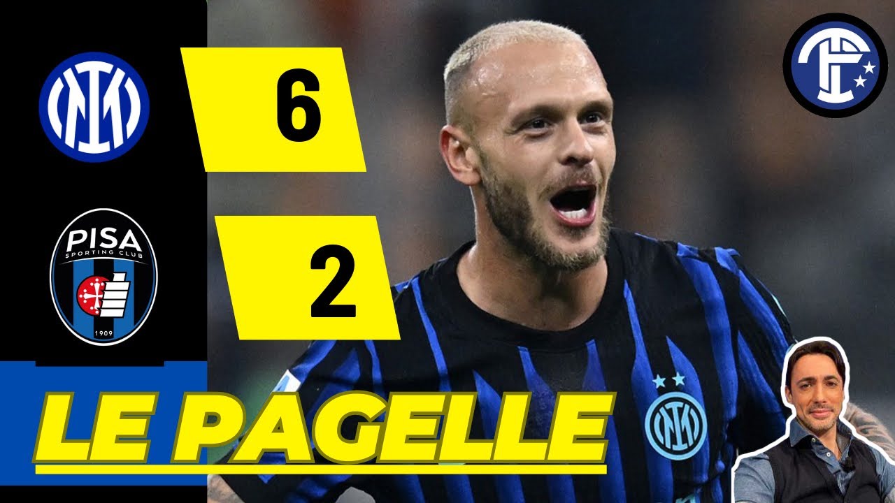 ✍🏻 LE PAGELLE DI TRAMONTANA INTER - PISA