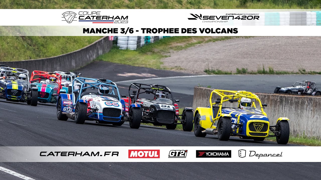 Coupe Caterham 420R - Trophée des Volcans, Charade.