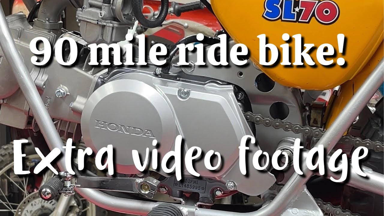 Honda SL70 ride bike - bonus footage